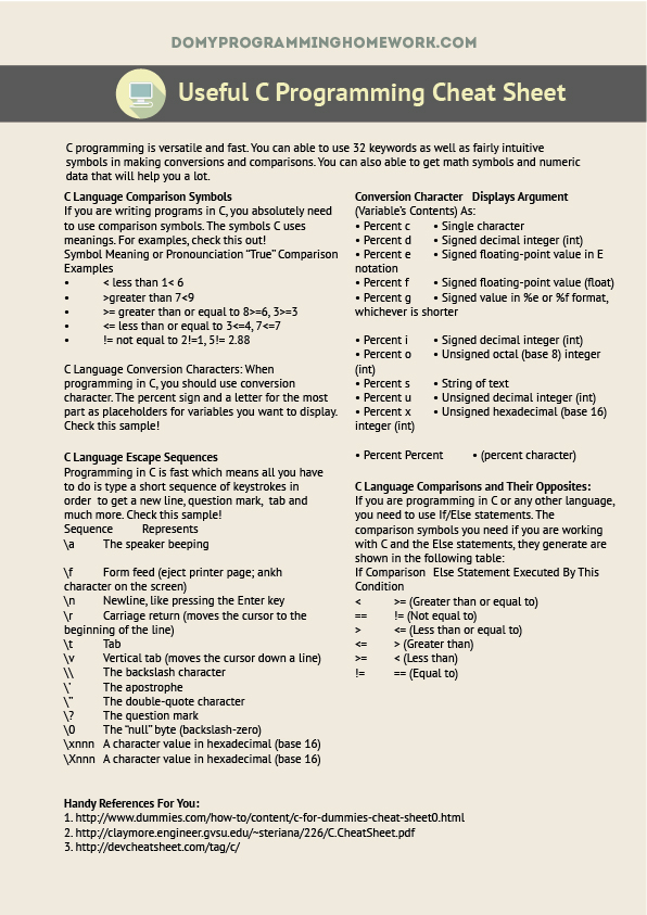 c assignment with reference